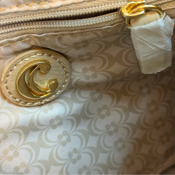 Charming Charlie Yellow Crossbody Bag with Gold Chain - Picture 4 of 8